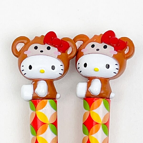 サンリオ ハローキティ 『申』 マスコット付き 箸・箸置き 干支シリーズ Sanrio