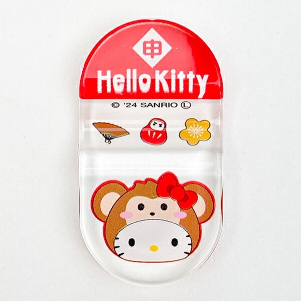 サンリオ ハローキティ 『申』 マスコット付き 箸・箸置き 干支シリーズ Sanrio