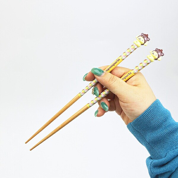 サンリオ ポムポムプリン 『亥』 マスコット付き 箸・箸置き 干支シリーズ Sanrio