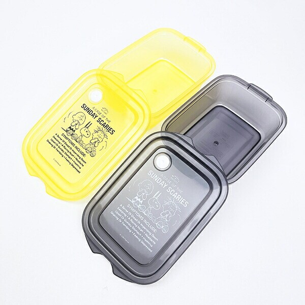 スヌーピー 抗菌 シールボックス (2個入り) キッチン 日本製 SNOOPY