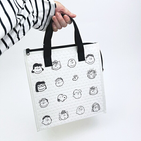 スヌーピー 不織布保冷ランチトートバッグ SNOOPY