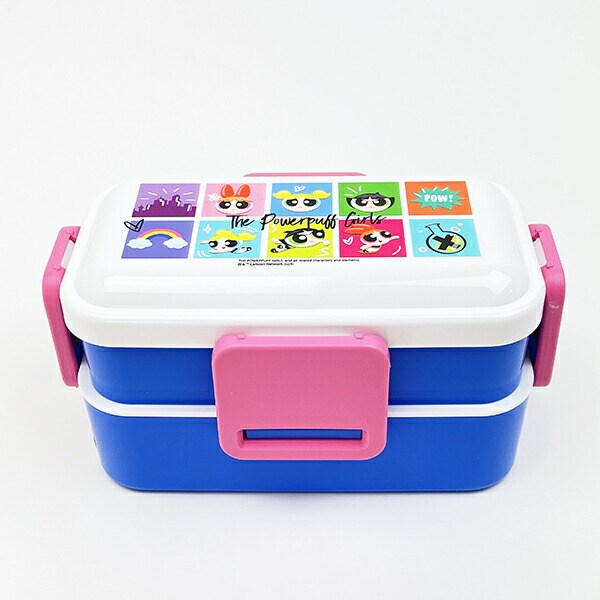 パワーパフガールズ 抗菌 食洗器対応 ふわっと弁当箱 2段 ランチ 日本製  パワパフ