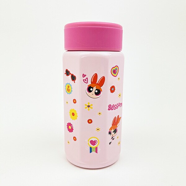 パワーパフガールズ 八角形ステンレスボトル 水筒 ランチ パワパフ