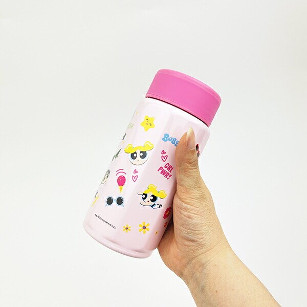 パワーパフガールズ 八角形ステンレスボトル 水筒 ランチ パワパフ
