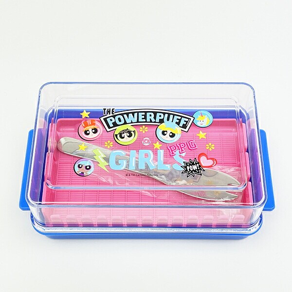 パワーパフガールズ カッティングガイド式 バターケース キッチン 日本製  パワパフ