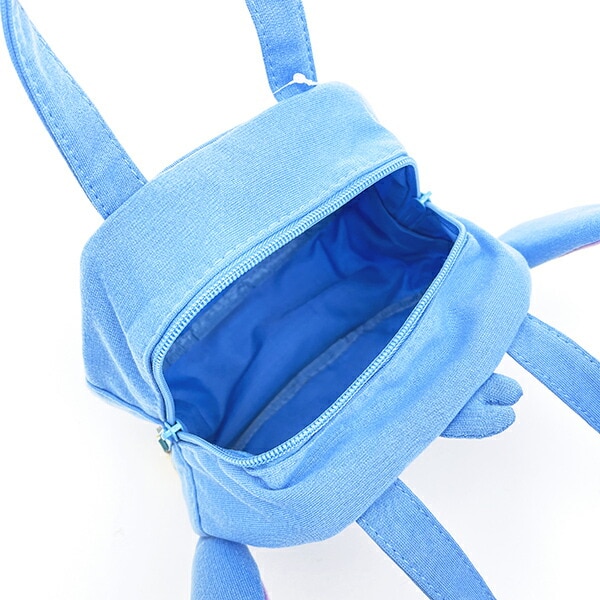 ディズニー スティッチ スエット素材ダイカットバッグ ランチ Disney