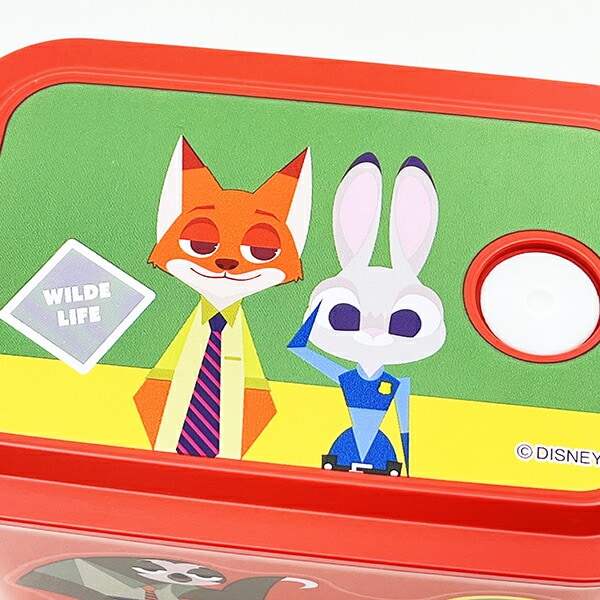 ディズニー ズートピア 行楽ランチケース(S) レッド ランチ 日本製 Disney