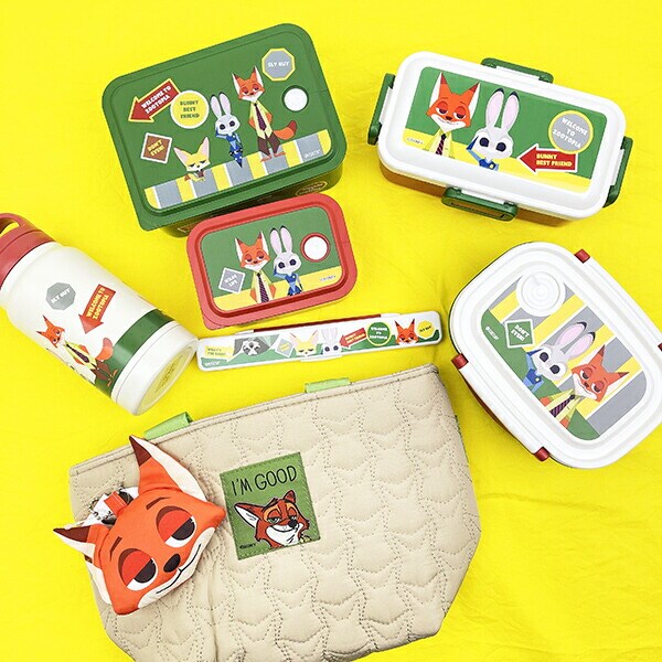 ディズニー ズートピア ワッペン  スクリューハンドル付 マグボトル ランチ 水筒 Disney