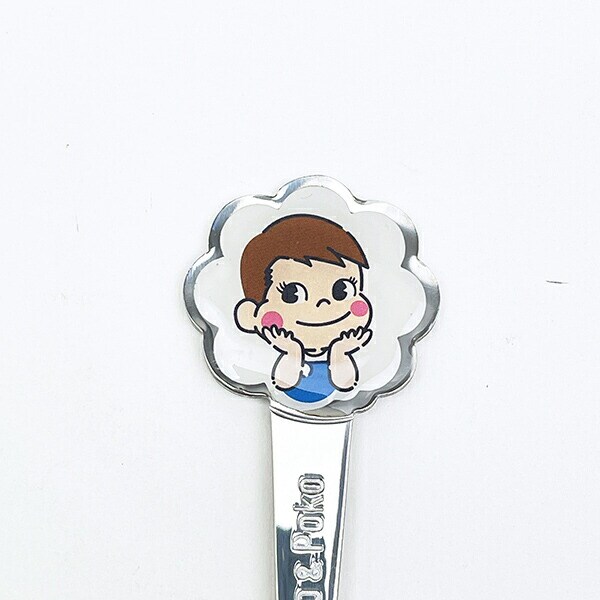 サンリオ ハローキティ × 不二家 ペコちゃん ステンレス子供スプーン(ダイカット) カトラリー 不二家 キッズ Sanrio