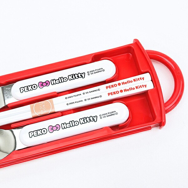 サンリオ ハローキティ × 不二家 ペコちゃん 抗菌食洗機対応スライドトリオセット ランチ 日本製 不二家 Sanrio
