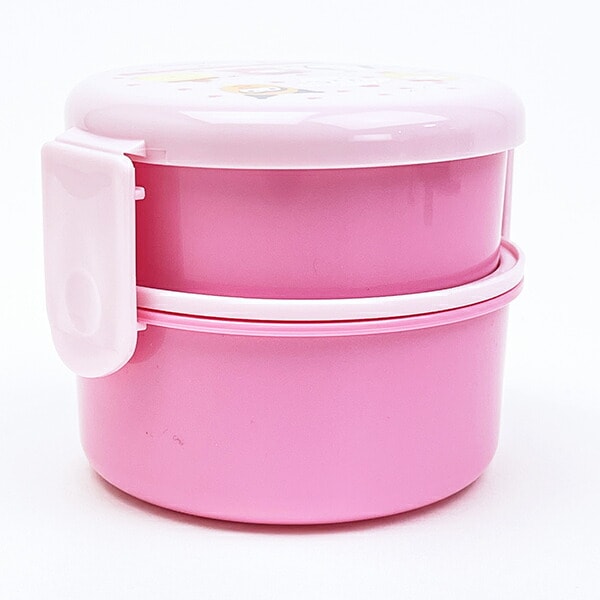 サンリオキャラクターズ 抗菌丸型ランチBOX 2段 ランチ 日本製 なりきり食べ物シリーズ Sanrio