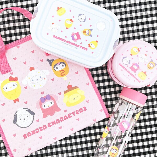 サンリオキャラクターズ シンプルデザインブローボトル 水筒 なりきり食べ物シリーズ ランチ Sanrio