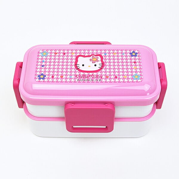 サンリオ ハローキティ 抗菌2段ふわっと弁当箱 ランチ カオハナシリーズ 日本製 Sanrio