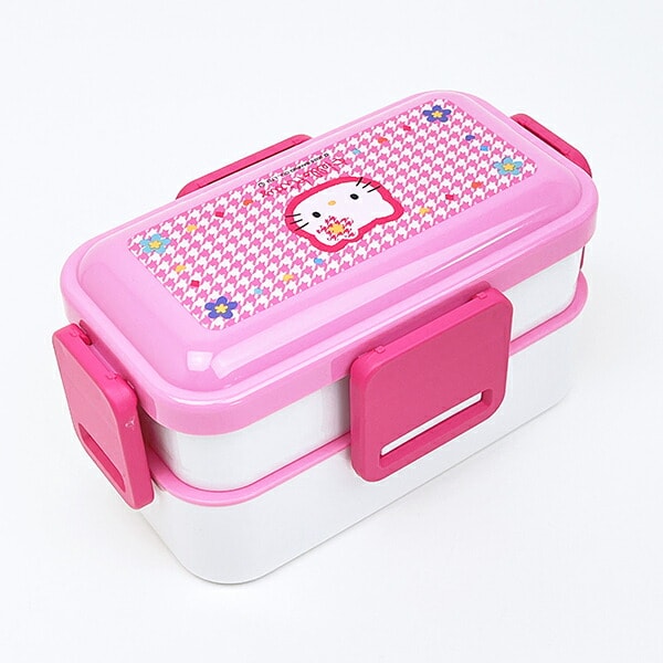 サンリオ ハローキティ 抗菌2段ふわっと弁当箱 ランチ カオハナシリーズ 日本製 Sanrio