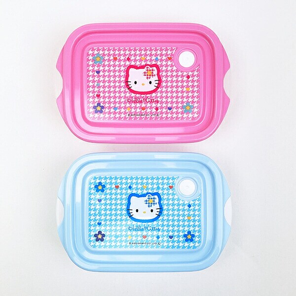 サンリオ ハローキティ 抗菌シールボックス(2P) カオハナ 日本製 ランチ Sanrio