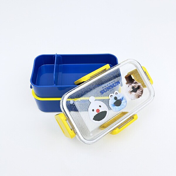 パペットスンスン 2段ふわっと弁当箱 ランチ 日本製