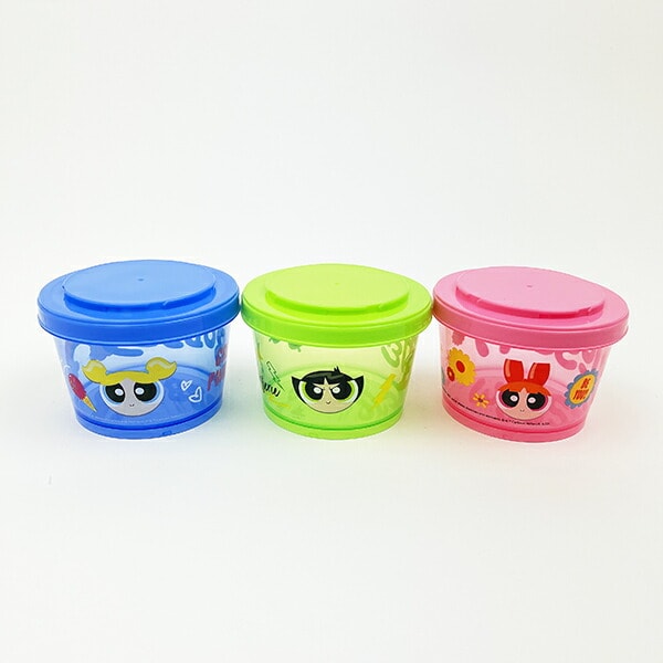 パワーパフガールズ ジョイント式薄肉保存容器3Pセット ランチ パワパフ 日本製