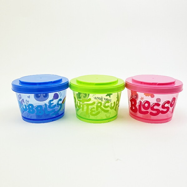 パワーパフガールズ ジョイント式薄肉保存容器3Pセット ランチ パワパフ 日本製