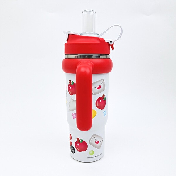 サンリオ ハローキティ ハンドル付2WAYストローステンレスタンブラー 水筒 ランチ Sanrio