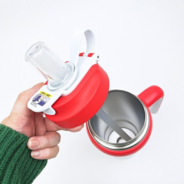 サンリオ ハローキティ ハンドル付2WAYストローステンレスタンブラー 水筒 ランチ Sanrio