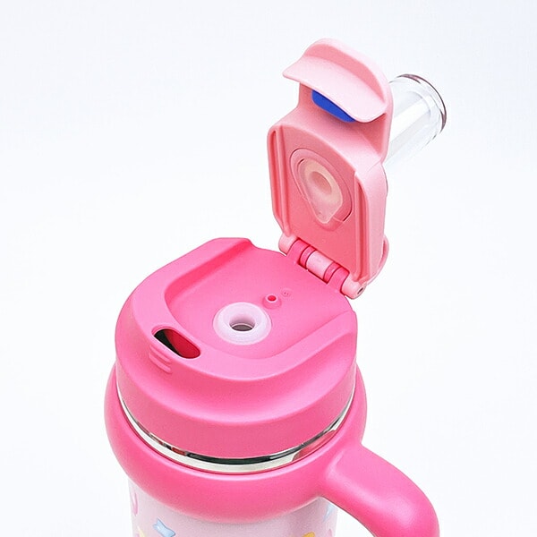 サンリオ マイメロディ ハンドル付2WAYストローステンレスタンブラー 水筒 ランチ Sanrio