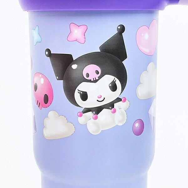 サンリオ クロミ ハンドル付2WAYストローステンレスタンブラー 水筒 ランチ Sanrio