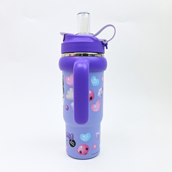 サンリオ クロミ ハンドル付2WAYストローステンレスタンブラー 水筒 ランチ Sanrio