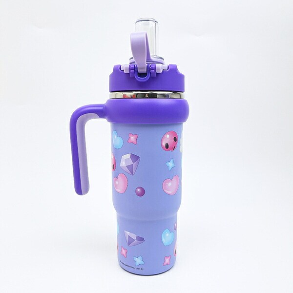 サンリオ クロミ ハンドル付2WAYストローステンレスタンブラー 水筒 ランチ Sanrio