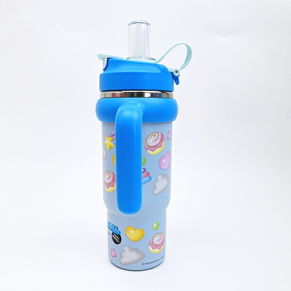 サンリオ シナモロール ハンドル付2WAYストローステンレスタンブラー 水筒 ランチ シナモン Sanrio