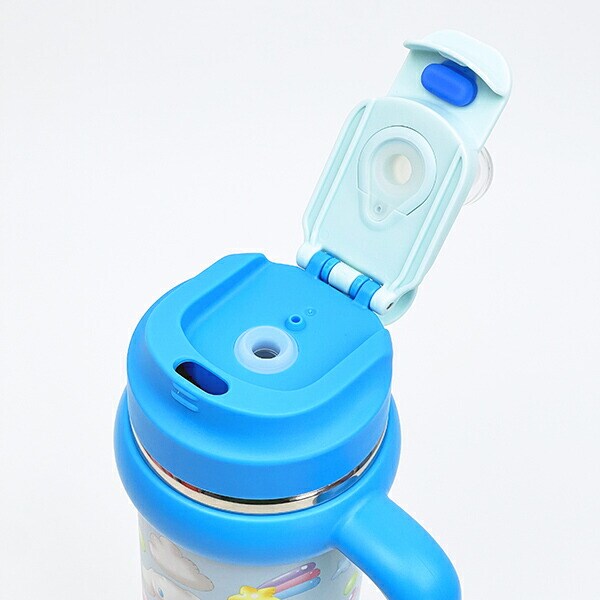 サンリオ シナモロール ハンドル付2WAYストローステンレスタンブラー 水筒 ランチ シナモン Sanrio