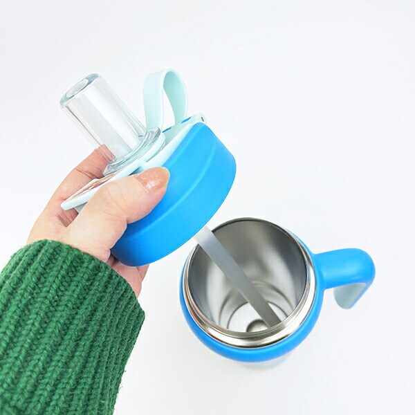 サンリオ シナモロール ハンドル付2WAYストローステンレスタンブラー 水筒 ランチ シナモン Sanrio