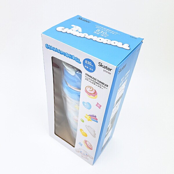 サンリオ シナモロール ハンドル付2WAYストローステンレスタンブラー 水筒 ランチ シナモン Sanrio