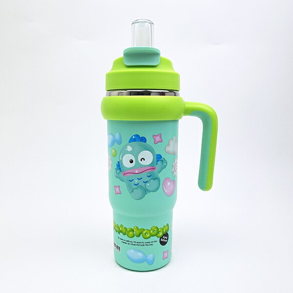 サンリオ ハンギョドン ハンドル付2WAYストローステンレスタンブラー 水筒 ランチ Sanrio