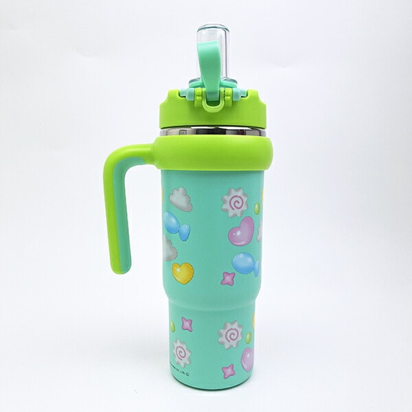 サンリオ ハンギョドン ハンドル付2WAYストローステンレスタンブラー 水筒 ランチ Sanrio