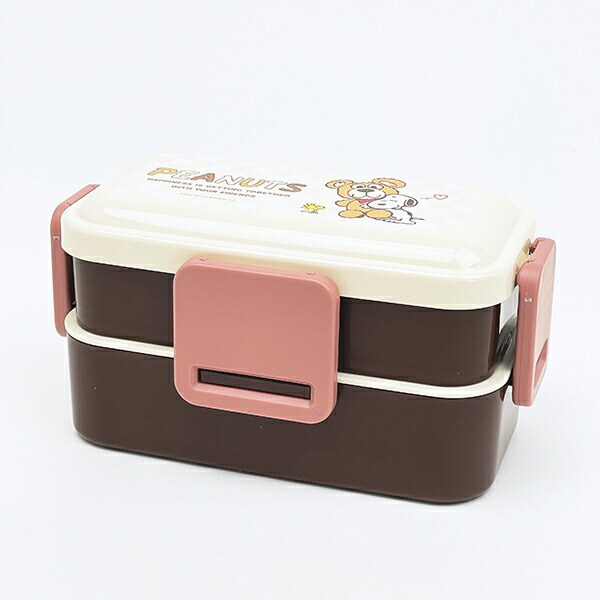 スヌーピー &ベア 2段ふわっと弁当箱 ランチ 日本製 SNOOPY
