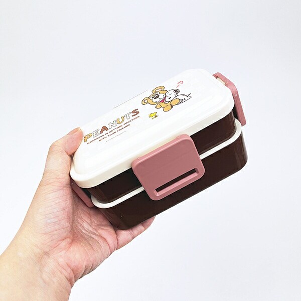 スヌーピー &ベア 2段ふわっと弁当箱 ランチ 日本製 SNOOPY
