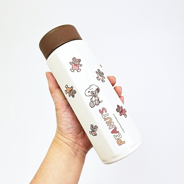 スヌーピー ＆ ベア 八角形ステンレスマグボトル ランチ 魔法瓶 水筒 SNOOPY