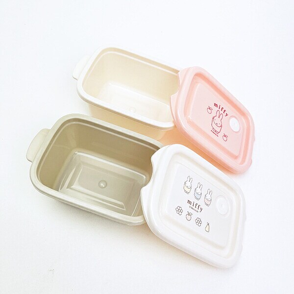ミッフィー miffy シールボックス 240ml (2個入) お弁当箱 ランチ 日本製