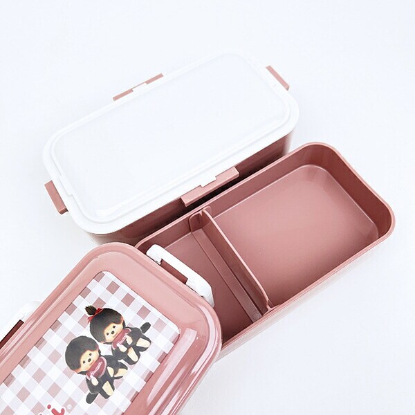 モンチッチ 2段ふわっと弁当箱 ランチ 日本製
