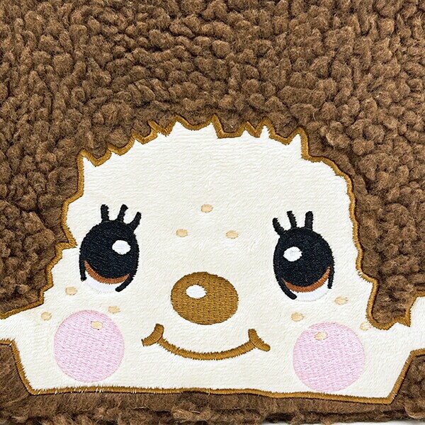 モンチッチ ボア生地ランチバッグ