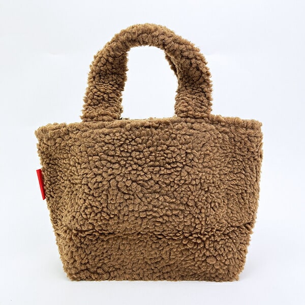 モンチッチ ボア生地ランチバッグ