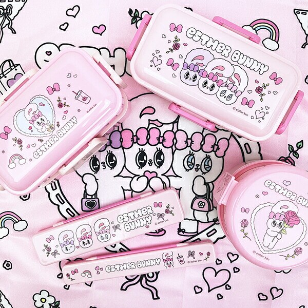 エスターバニー (Esther Bunny) 2段ふわっと弁当箱 ランチ 日本製