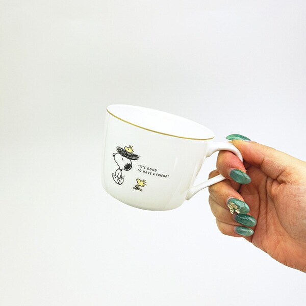 スヌーピー マグカップ(小) バッジ柄 コップ 日本製 SNOOPY