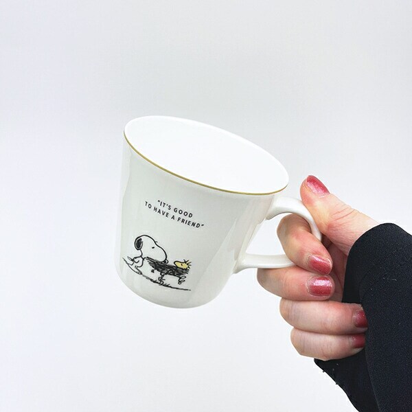 スヌーピー マグ(大) バッジ柄 コップ 日本製 SNOOPY