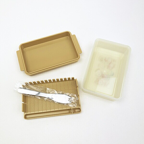 ディズニー カッティングガイド付バターケース 日本製 Disney