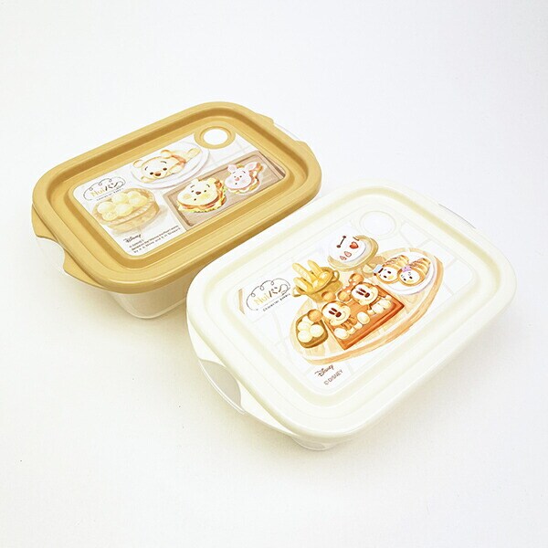 ディズニー Nuiパン シールボックス(2個入り) キッチン 日本製 Disney