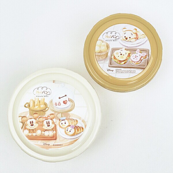 ディズニー Nuiパン ラウンド型フードコンテナ(S/M) ランチ 日本製 Disney