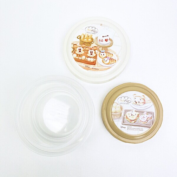 ディズニー Nuiパン ラウンド型フードコンテナ(S/M) ランチ 日本製 Disney