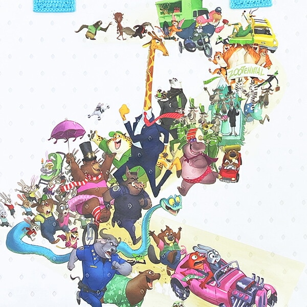 ディズニー ズートピア 不繊布ランチトートバッグ