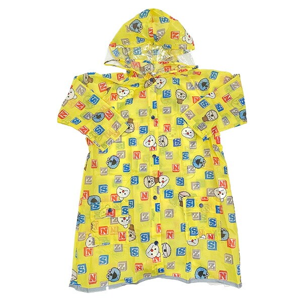 パペットスンスン リュック・ランドセルが背負えるレインコート 110～125cm キッズ